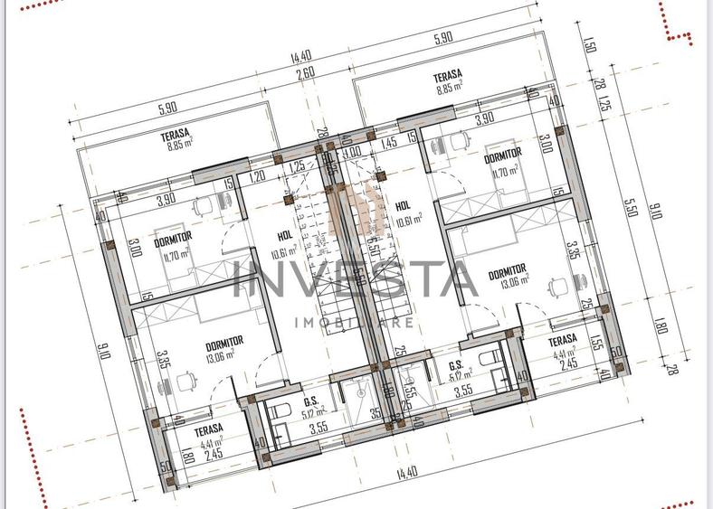 Duplex premium cu panorama, strada retrasa, zona Andrei Muresanu - 3