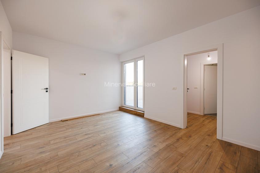 Duplex P+E în Moșnița Nouă, 3 dormitoare, 3 bai, teren 403 mp. Comision 0%