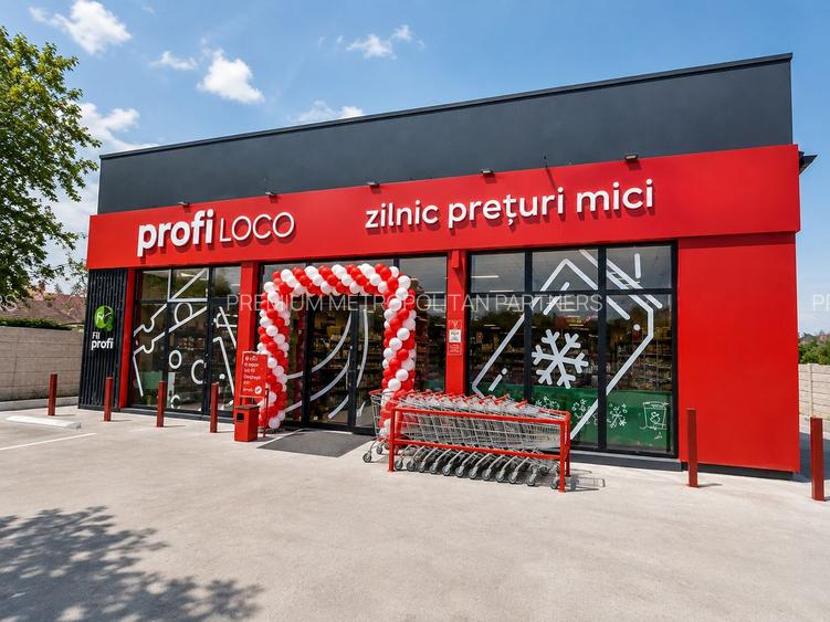 Investiție | Spațiu comercial închiriat către PROFI 15 ani