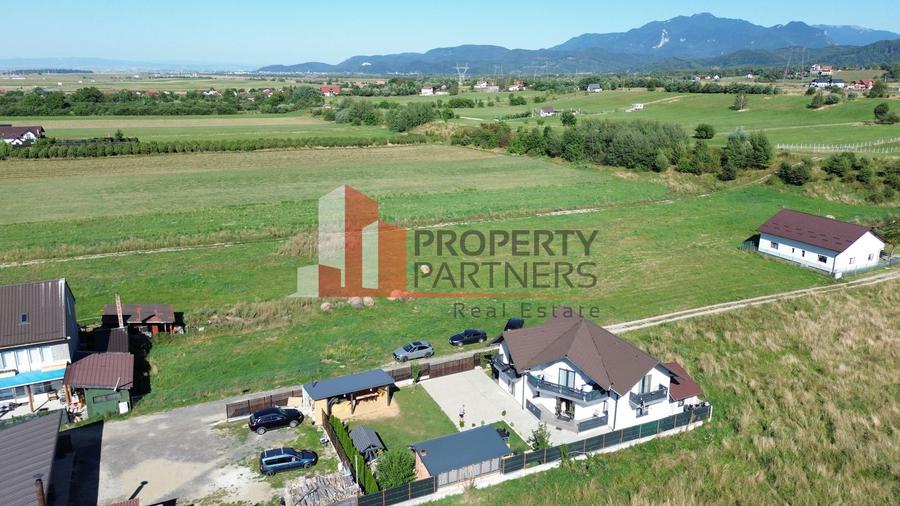 Casă modernă 5 camere | Vedere Bucegi & Piatra Craiului | 4 km Castelul Bran