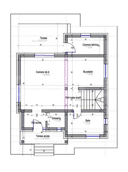 Casă individuală în ansamblu privat 120 mp utili, 600 mp teren, Baciu