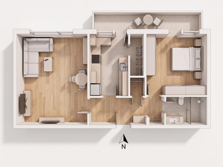 Vânzare Apartament 2 camere Splaiul Unirii