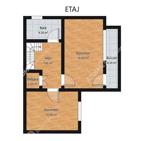 Casa spatioasa cu 3 camere si curte proprie in zona Turnisor Sibiu