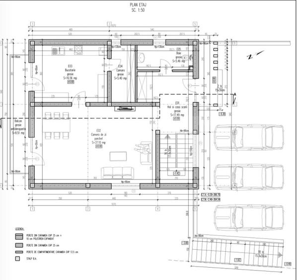 Oportunitate ! Casa individuala 240 mp utili , panorama, zona centrala Baciu !