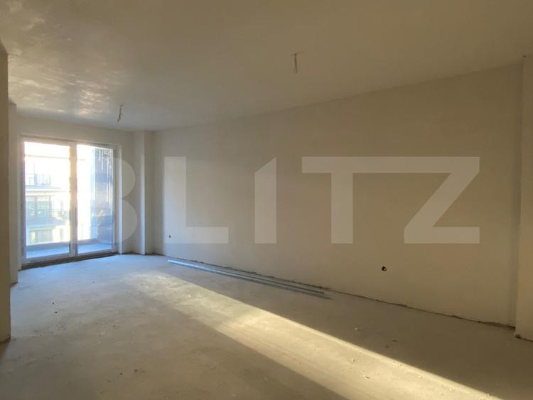 Apartament 2 camere semifinisat, 56 mp cu balcon de 8 mp, în Gheorgheni