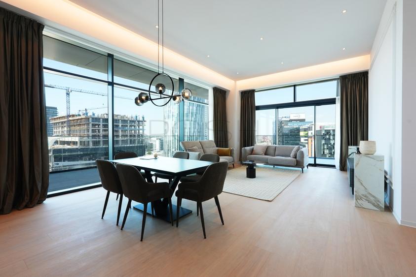 4 camere 215 mp, tavane de 3,4 m, One Floreasca Towers