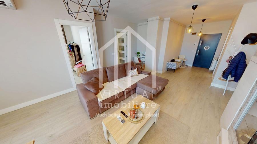 Apartament de vanzare in Sibiu, 77 mp, mobilat si utilat, cartier Alma