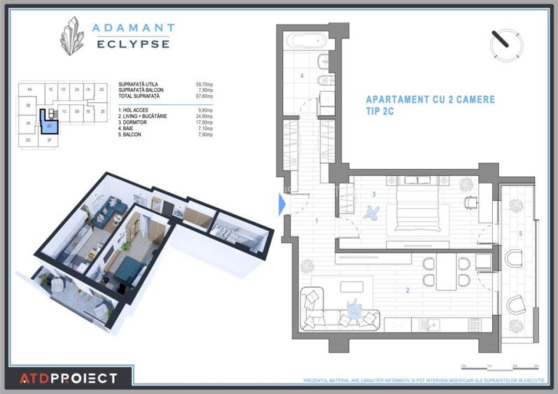 ADAMANT ECLYPSE, 2 camere, TIP 2C, 67.6mp CUG-BRD - 9