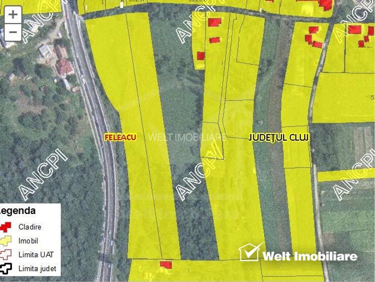 Teren pentru constructii, 6496 mp, cu PUZ aprobat, Feleacu - 2