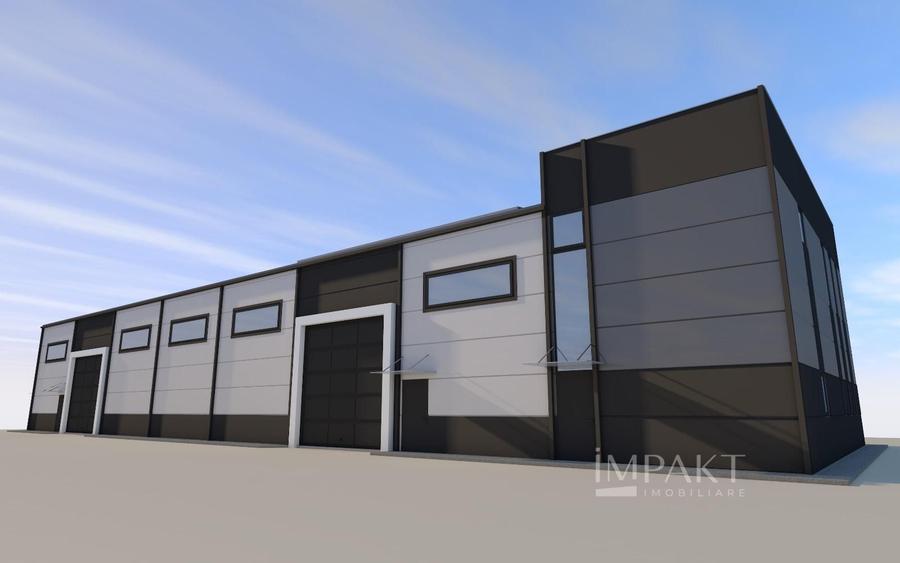 Teren Industrial 5800 mp cu PUD pentru 4 Hale – Centura Apahida