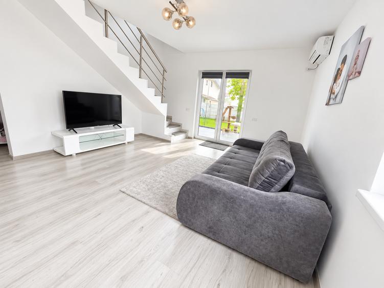 Casă de vânzare individuală nouă | 4 camere | Berceni | 406 | Asfalt | La cheie