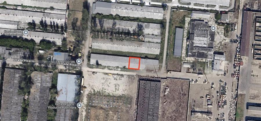 Hale de inchiriat in Tomesti, la str. Plopilor, de la 324mp la 2000mp