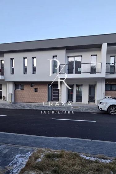 Casa tip DUPLEX, 109mp, gradina si parcare, semifinisata, zona Terra!