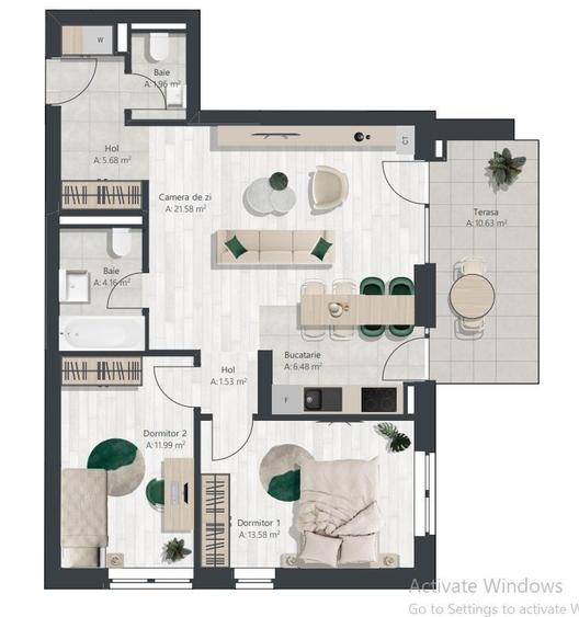 COM 0% Apartament superb cu 3 camere | Denya Forest