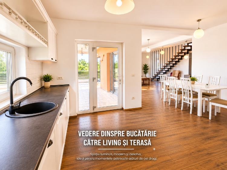 Casă P+M în Săcălaz | 5 dormitoare + living | 3 băi | 213 mp construiți | 640 mp