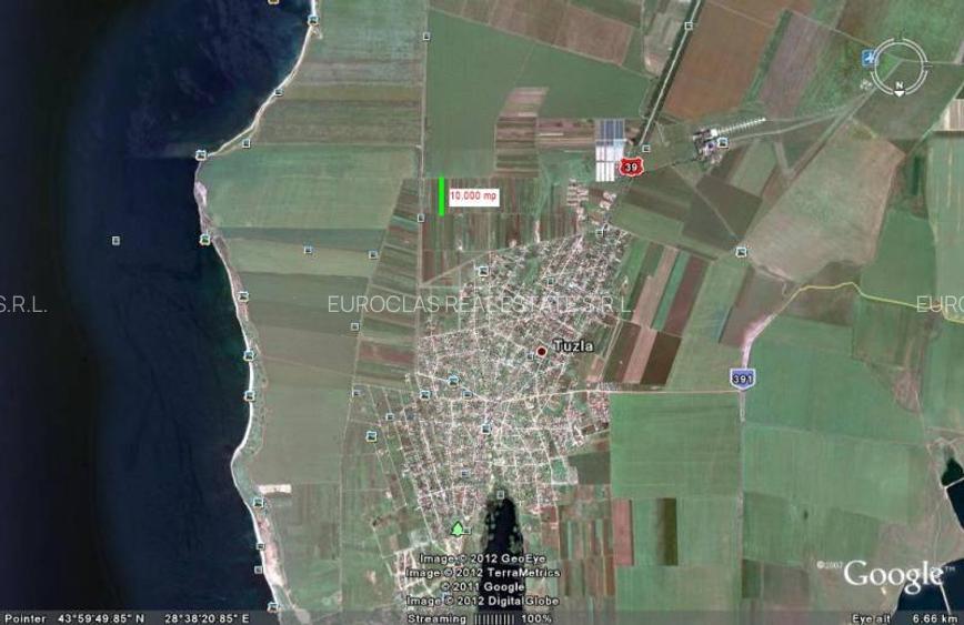Exclusiv ! TUZLA - teren 10.000 mp cu deschidere 37 mp (Cod E8) - 2