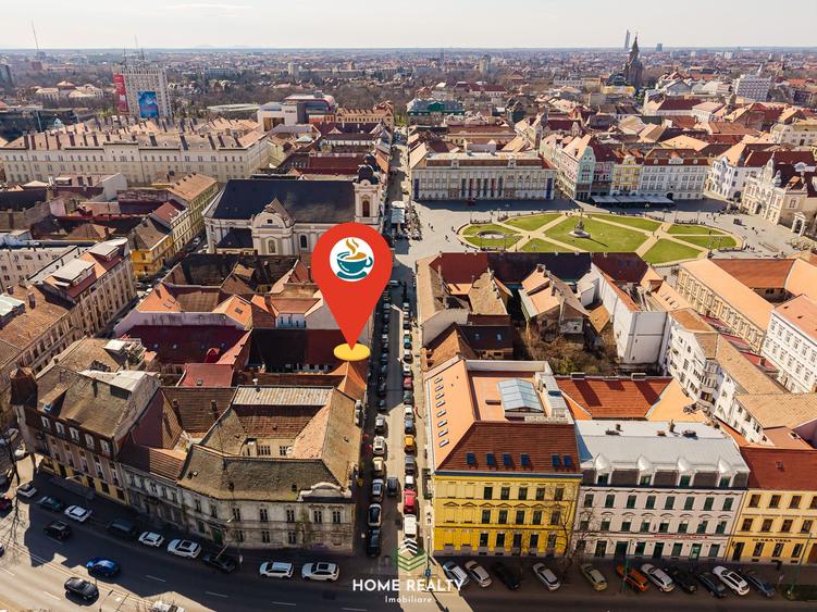 Afacere/cafenea de vînzare în Timișoara - Pța Unirii.