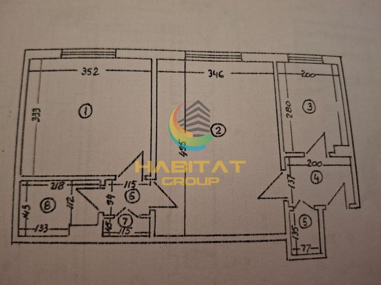 Brancoveanu Secuilor Scoala 190 vanzare 2 camere renovat