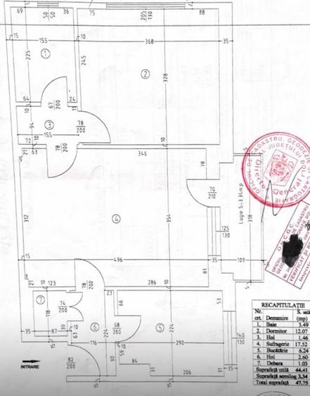Apartament 2 camere, 47,75 mp, zona Brazda lui Novac/Amaradia