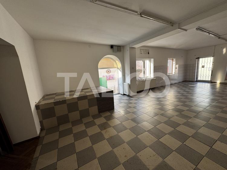 Spatiu comercial cu 2 camere 70 mpu vedere la strada Cristian Sibiu