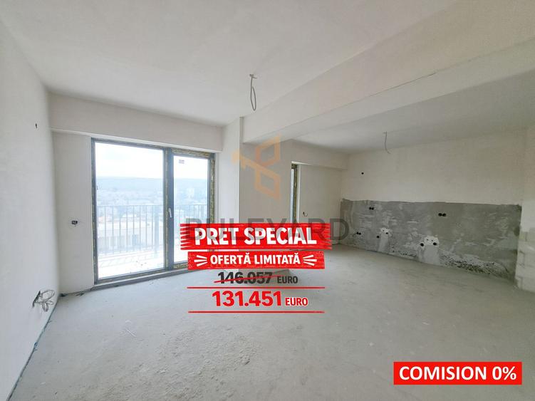 Pret Special! Apartament 2 camere + balcon 7 mp bloc nou cu CF!