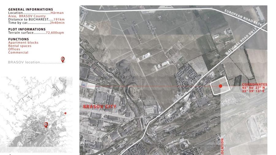 Teren intravilan cu proiect si autorizatie de construire Brasov Harman