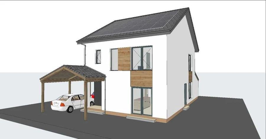 Casa single eficienta energetic, curte 320 mp, comision 0%