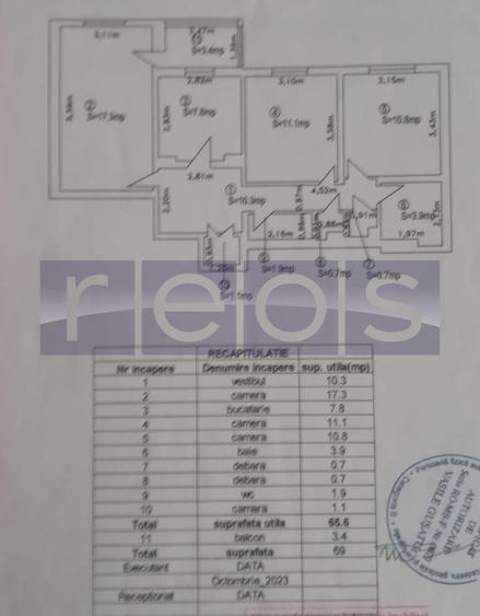 VANZARE 3 CAMERE DECOMANDAT DRISTOR