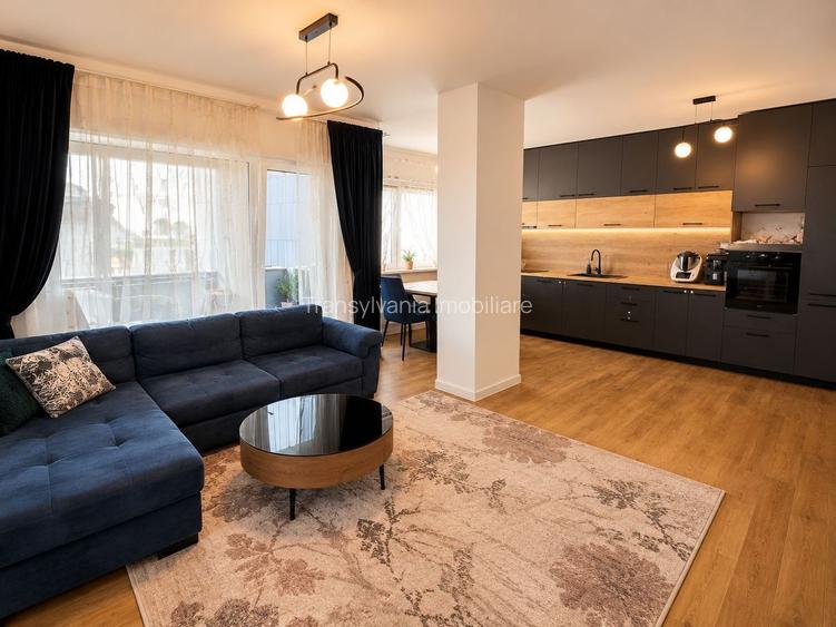 Apartament premium cu 3 camere | 75 mp + terasă | Complet mobilat și utilat - 2