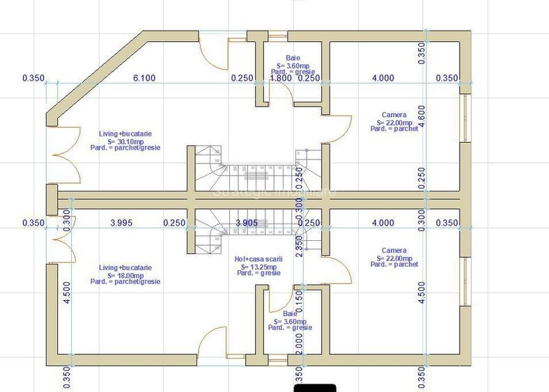 Duplex semifinisat, zona Fagului - 1