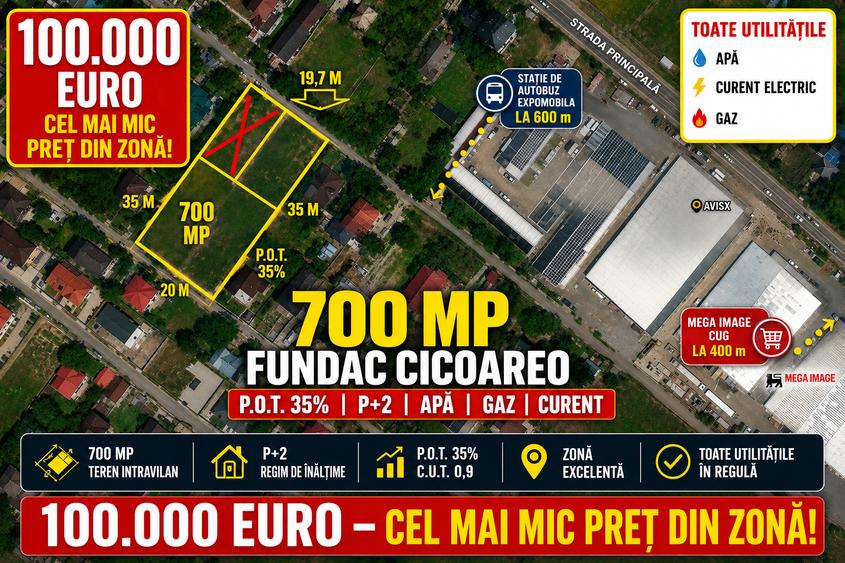 Capat C.U.G. 1500 mp , full , descchidere dubla la doua strazi , locatie rara