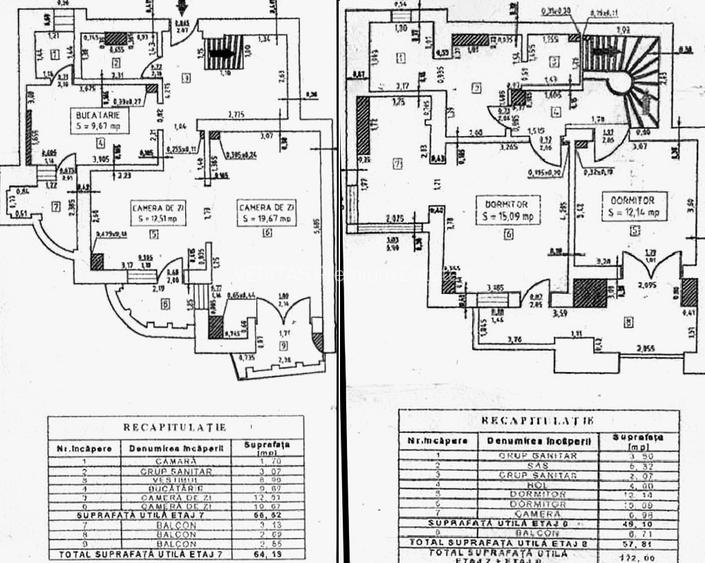 Duplex spatios la Piata Unirii, 122 mp, 3 sau 4 camere, centrala, metrou 400 m - 9