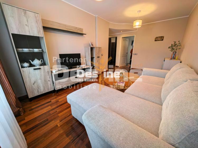 Apartament 2 camere 55 mp 2 balcoane mobilat loc de parcare Vișan