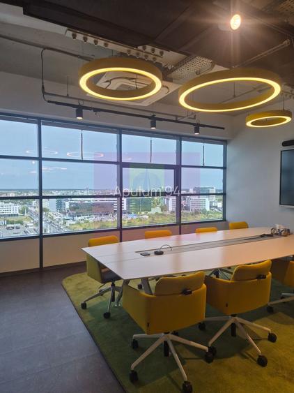 Etaj de birouri de închiriat | 680 mp utili | Hyperion Tower, Pipera