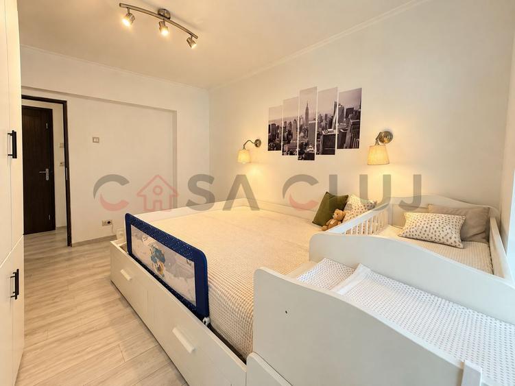 3 camere decomandate, etaj intermediar, Mărăști