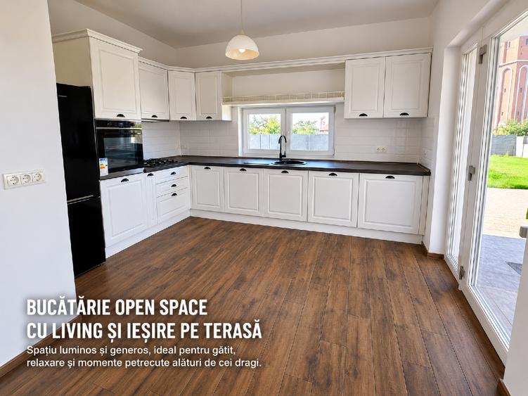 Casă P+M în Săcălaz | 5 dormitoare + living | 3 băi | 213 mp construiți | 640 mp