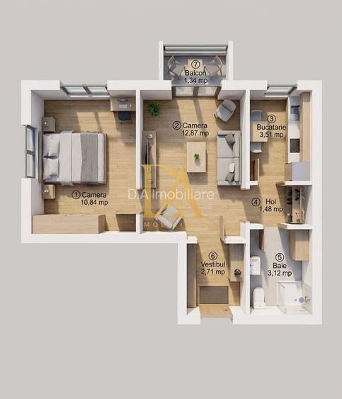 APARTAMENT 2 CAMERE | Et 1/10| ALEXANDRU OBREGIA – FÂNTÂNA FLORILOR - 4