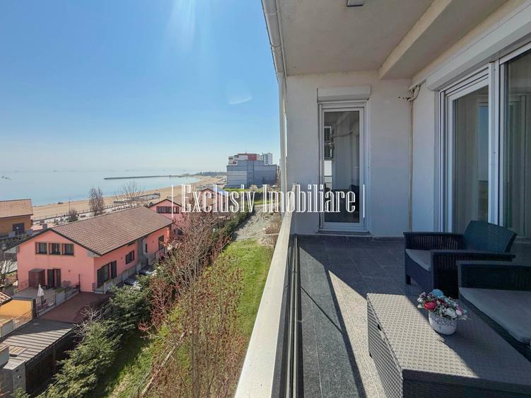 Apartament Superb 4 camere 130 mp cu Vedere Frontala la Mare si Parcare Privata