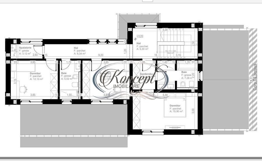 Teren cu proiect autorizat pentru duplex, Valea Capriorii