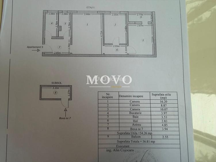 3 camere | etaj 1 | centrala proprie | mobilat,utilat | zona excelenta - 14