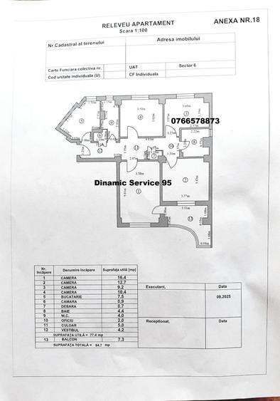 Apartament 4 camere Drumul Taberei Ghencea