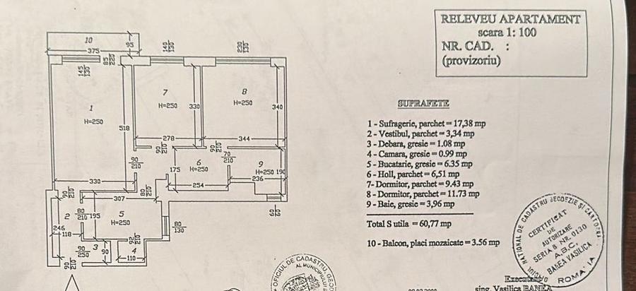 Apartament 3 camere Obor