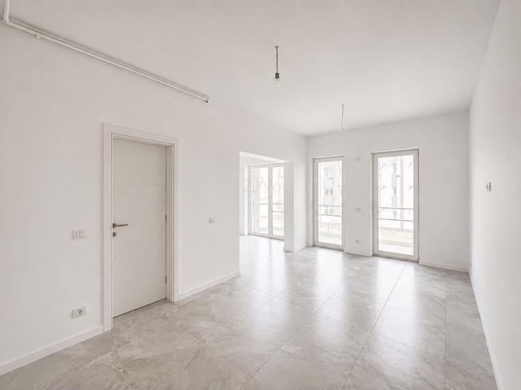 Apartament nou cu 3 camere si 2 bai. Finisaje la alegere. Etaj 1.