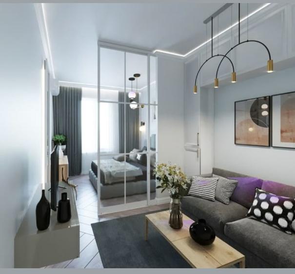 Apartament 40 mp +gradina 50 mp, teren in proprietate