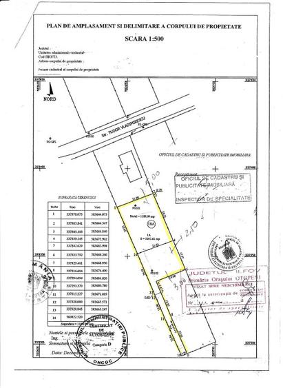 Comision 0, VIS-A-VIS MIDOCAR OTOPENI, TEREN INTRAVILAN, REZIDENTIAL, 1100+ MP.