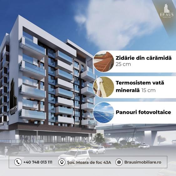 3 cam decomandat ULTIMUL MODEL geam la baie- cel mai luxos bloc BRAUS RESIDENCE!