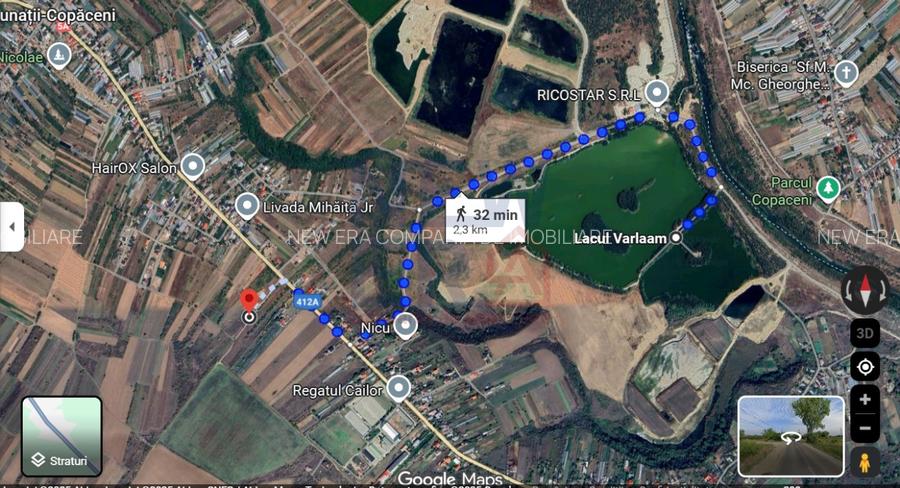 De vanzare teren  suprafata de 400 mp / Adunatii Copaceni Giurgiu - 2