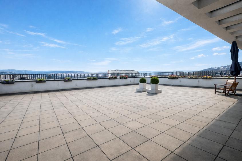 Orizont 360° în Grigorescu: deasupra tuturor, 238 mp de terase