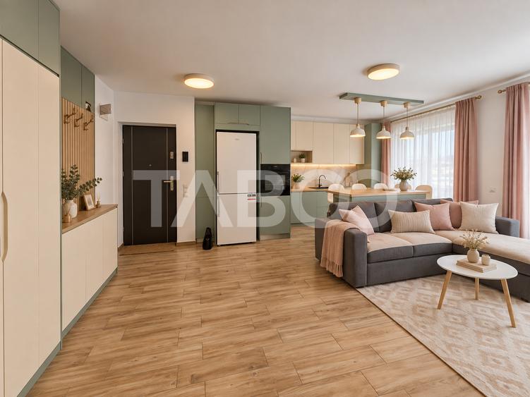 Apartament de vanzare cu 3 camere si balcon Kogalniceanu