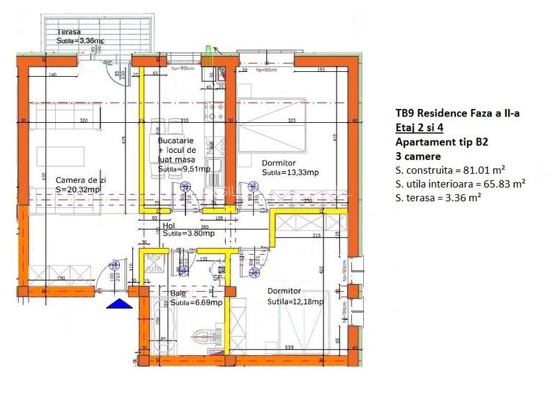 TB9 Residence | Faza a 2-a | 3 cam tip B2 | 0% comision - 6